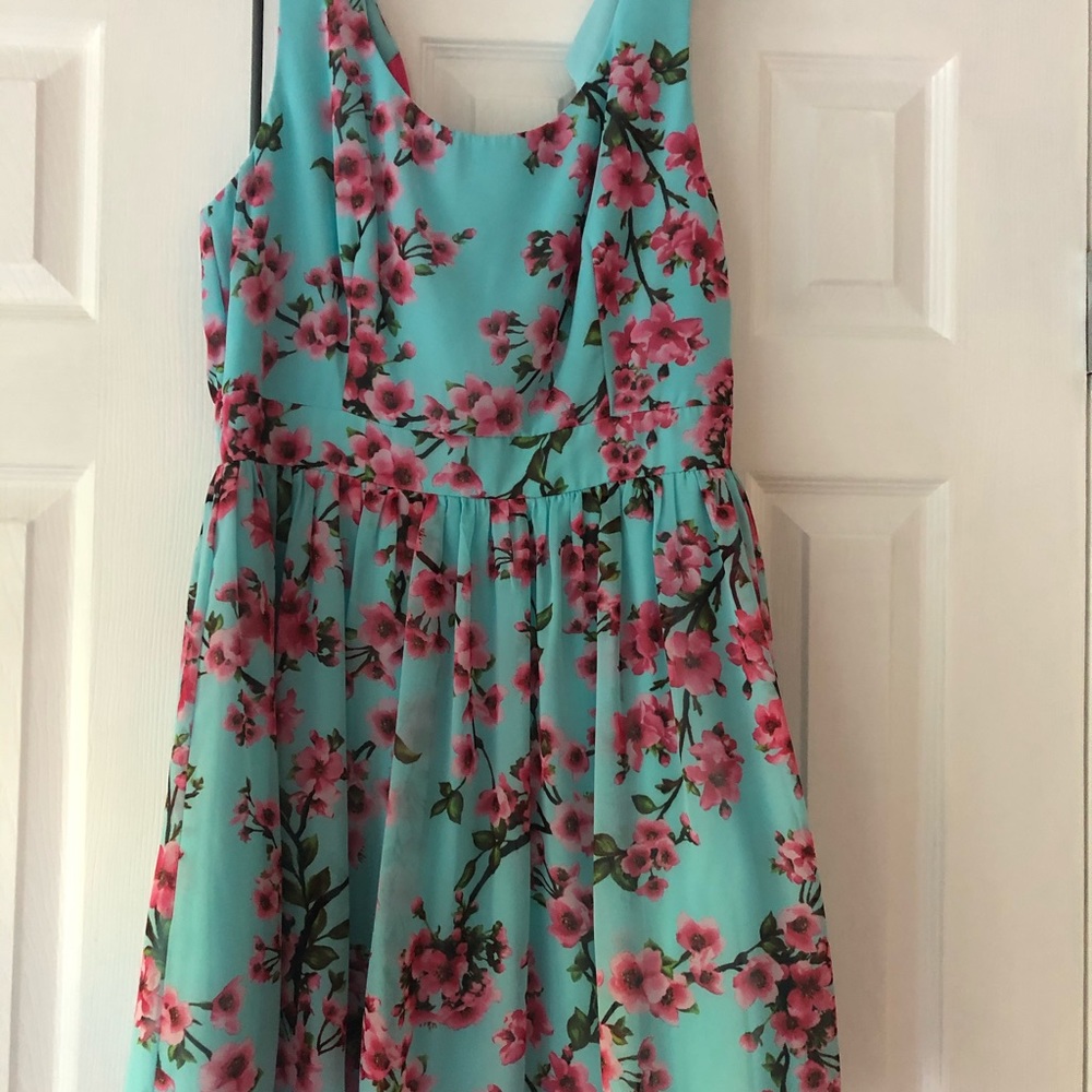 B Darlin cherry blossom dress